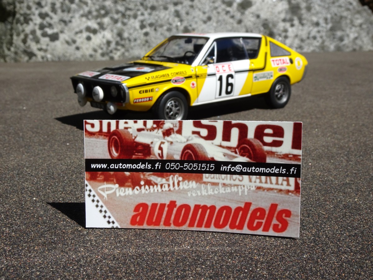 Renault 17 Gordini Rallye Maroc   