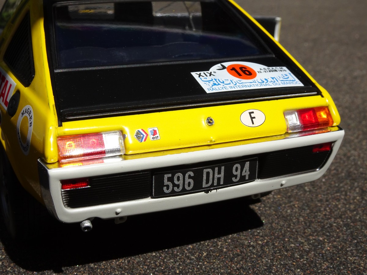 Renault 17 Gordini Rallye Maroc   